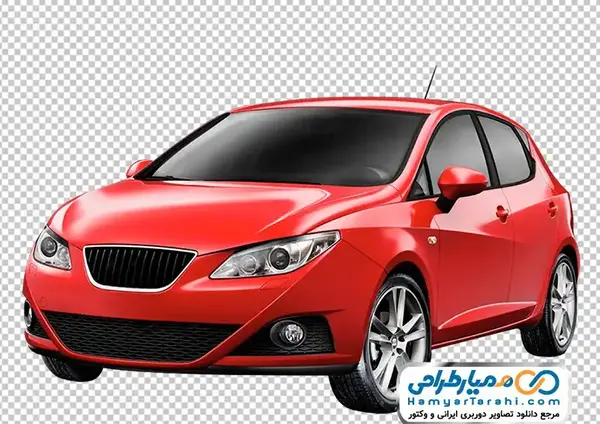 عکس ماشین قرمز ایرانی