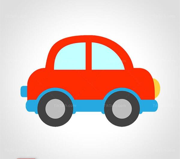 عکس ماشین قرمز و آبی