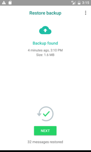برنامه ریکاوری عکس های پاک شده واتساپ