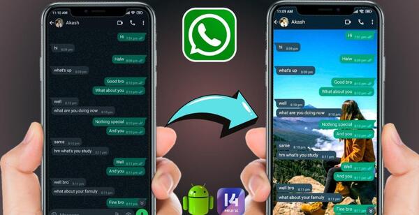 اموزش عکس گذاشتن روی صفحه واتساپ