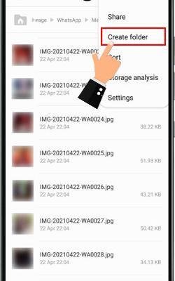 عدم ذخیره عکس واتساپ در گالری