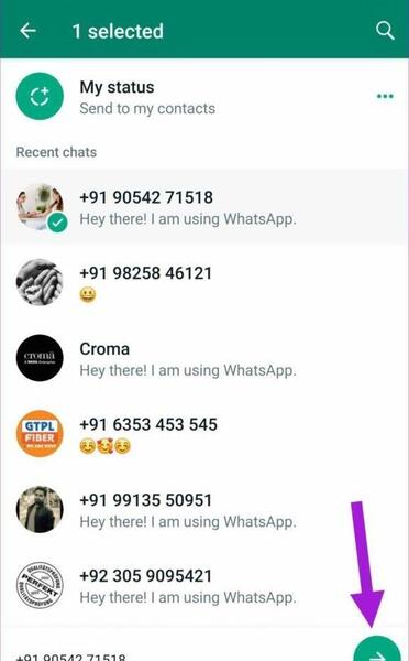 چگونه در واتساپ عکس ها را به صورت فایل بفرستیم