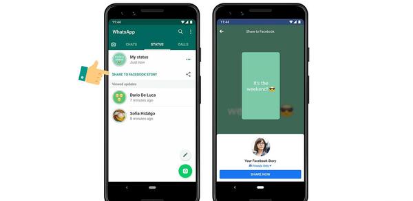 عکس گذاشتن روی واتساپ
