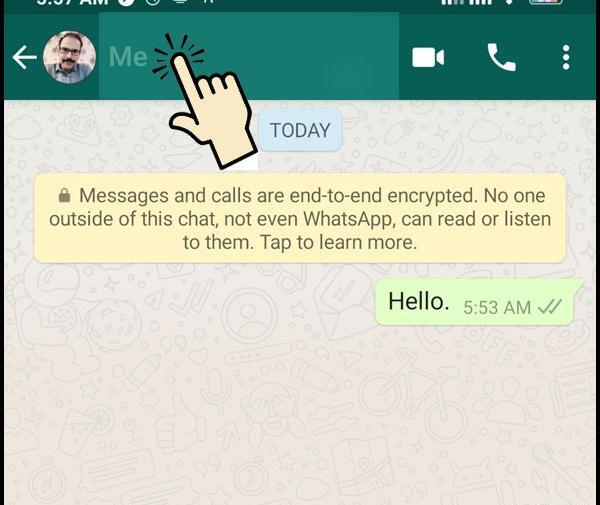 عکس تایمر روی پروفایل واتساپ