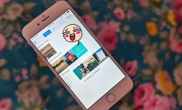 حذف عکس واتساپ در گالری