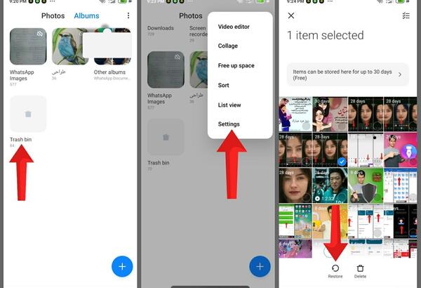 عکس واتساپ حذف شده را چگونه برگردانیم
