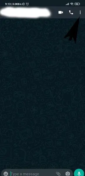 عکس چت در واتساپ