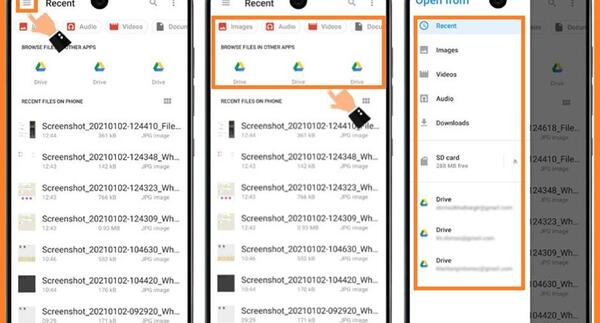 فرستادن عکس در واتساپ ایفون به صورت فایل
