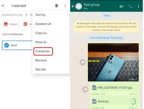 بالا بردن کیفیت عکس واتساپ ایفون whatsapp