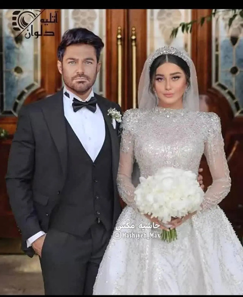 عکس ماشین عروس محمدرضا گلزار