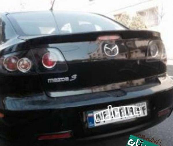 عکس ماشین مزدا تری مشکی
