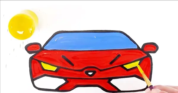 عکس ماشین نقاشی بچه گانه
