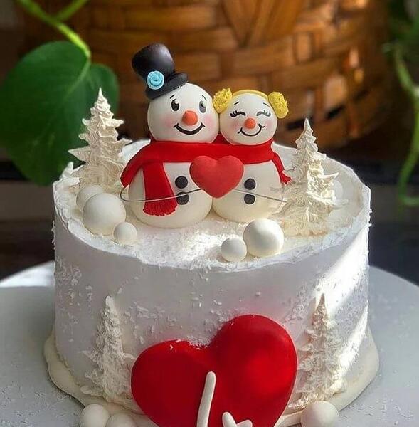 عکس های کیک ولنتاین