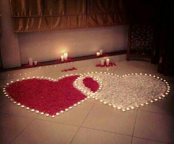 عکس تزیین ولنتاین ساده