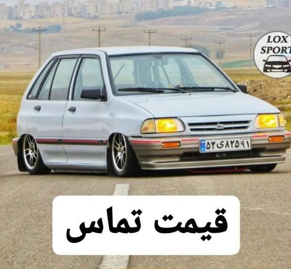 عکس ماشین هاچ بک سفید