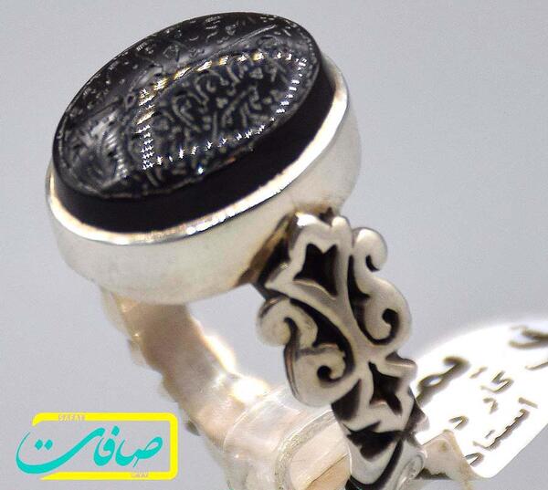 عکس انگشتر مردانه مشکی
