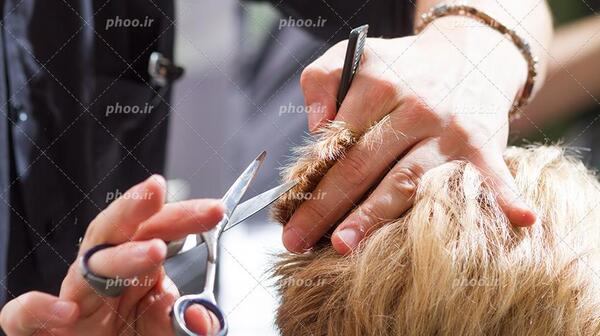 عکس قیچی آرایشگری مردانه
