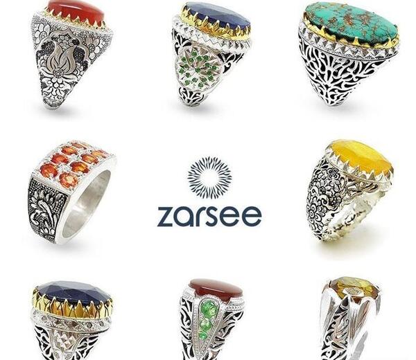 عکس انگشتر نقره مردانه شیک