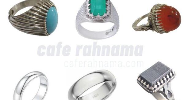 عکس انگشتر نقره مردانه شیک