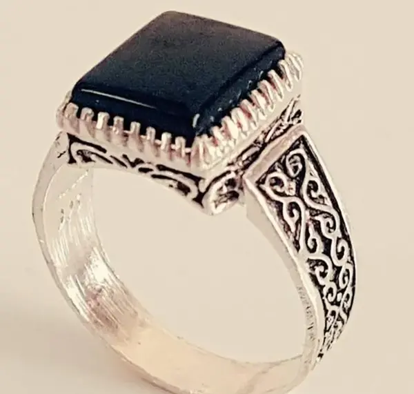 عکس انگشتر نقره مردانه شیک