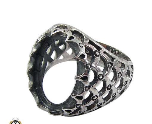 عکس رکاب انگشتر نقره مردانه