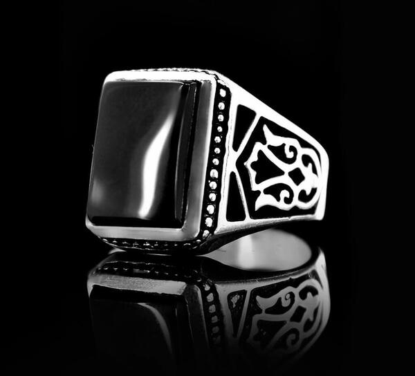 عکس از انگشتر نقره مردانه