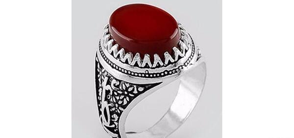 عکس از انگشتر نقره مردانه