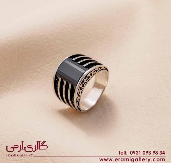 عکس از انگشتر نقره مردانه
