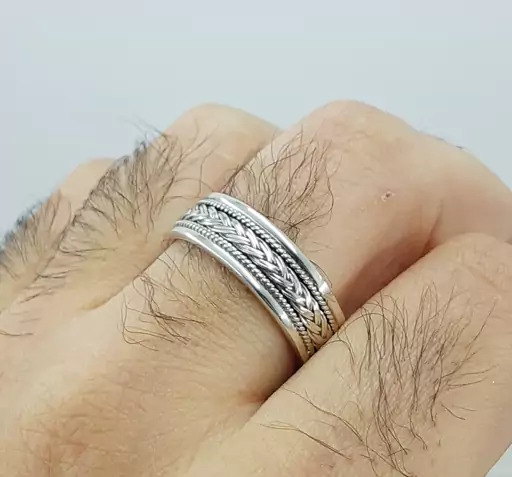 گالری عکس انگشتر نقره مردانه
