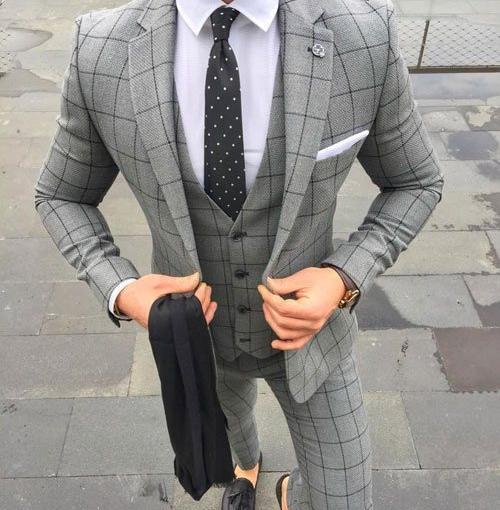 عکس کت و شلوار مردانه با جلیقه