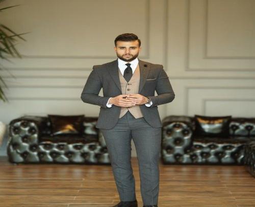 عکس کت و شلوار مردانه با جلیقه