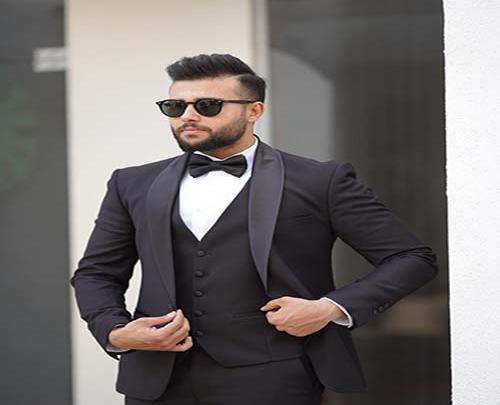 عکس کت و شلوار مردانه با جلیقه