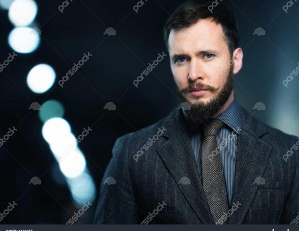 عکس تیپ مردانه با ریش