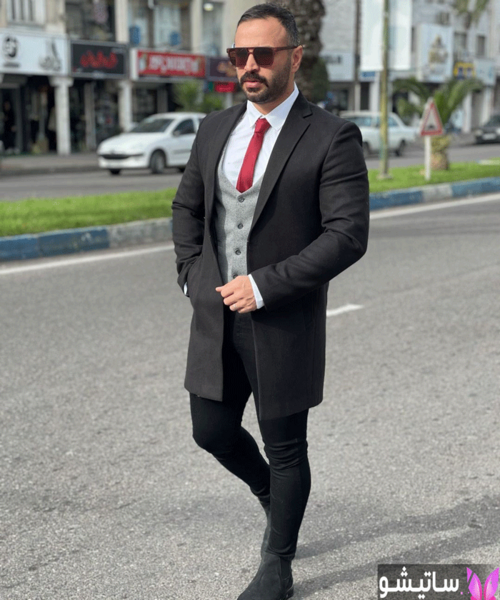 عکس پالتو مردانه بلند شیک