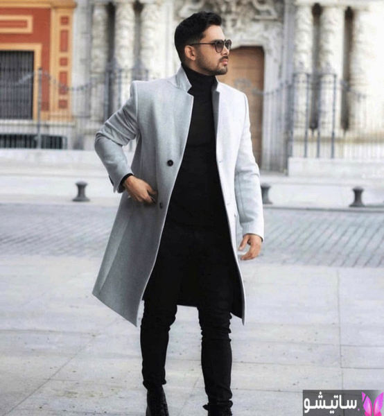 عکس پالتو مردانه بلند شیک