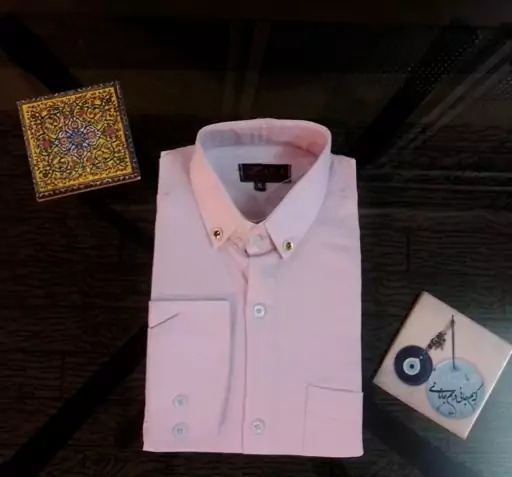 عکس پیراهن مردانه رنگ یاسی