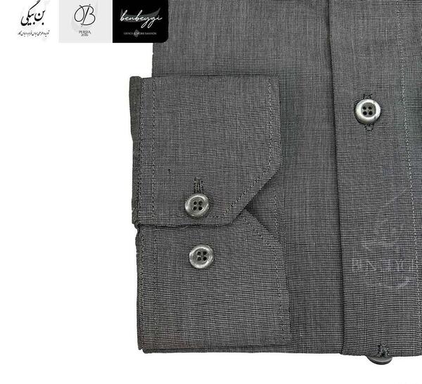 عکس پیراهن مردانه رنگ یاسی