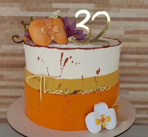 عکس کیک مردانه پاییزی