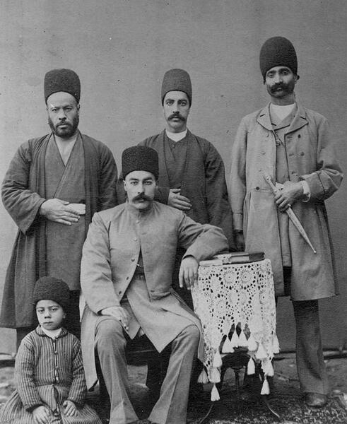 عکس از مردان دوره قاجار