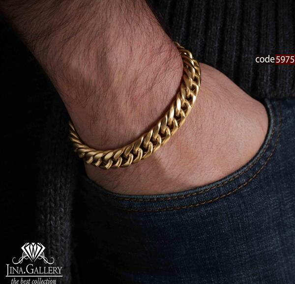 عکس دستبند مردانه استیل