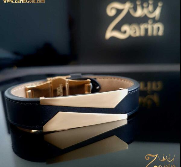 عکس دستبند مردانه چرم