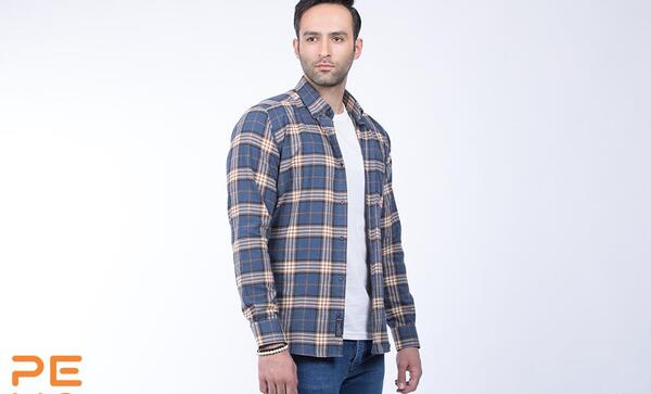 عکس پیراهن مردانه سفید مشکی