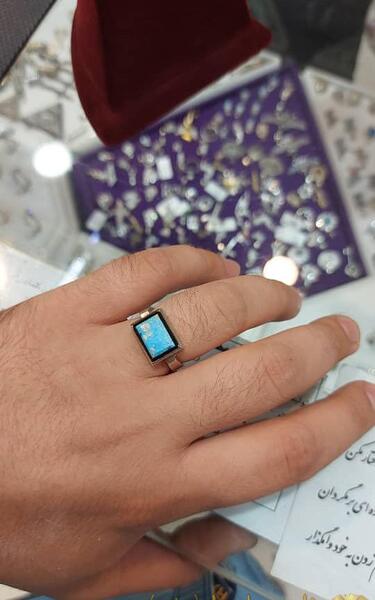 عکس های انگشتر فیروزه مردانه