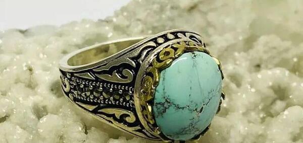 عکس های انگشتر فیروزه مردانه