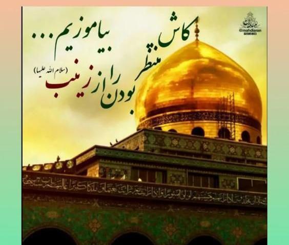 عکس پروفایل در مورد وفات حضرت زینب