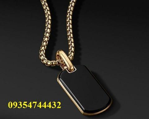 عکس گردنبند مردانه نقره