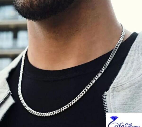 عکس گردنبند مردانه نقره