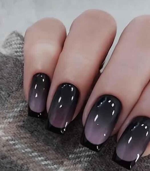 عکس لاک مشکی اکلیلی