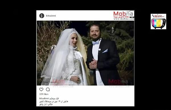 عکس علی صادقی و همسر واقعی اش