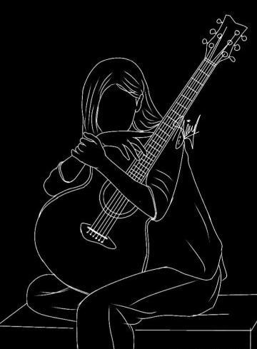 عکس بک گراند مشکی دخترانه